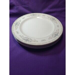 Wade Fine Porcelain China Diane Japan 10 1/4" Dinner Plates Lot of 3 See Pics!